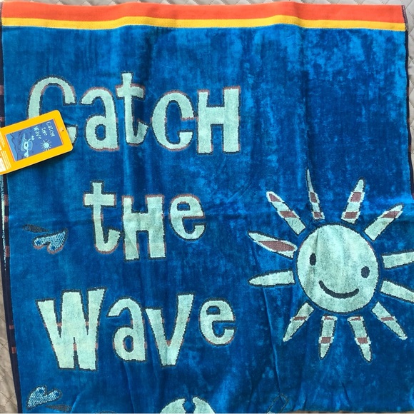 CATCH THE WAVE beach towel 30” x 60” - Picture 9 of 14